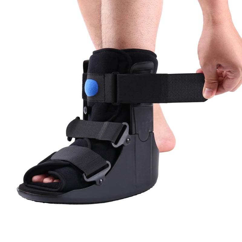 Mathgetin Air Walker Boot Medical Short Fracture Boot for Sprained Ankle and Achilles Tendonitis Inflatable Orthopedic Walking Boot for Broken Foot Fracture Recovery - Image 1